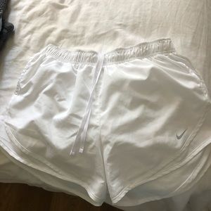 White Nike Sport Shorts